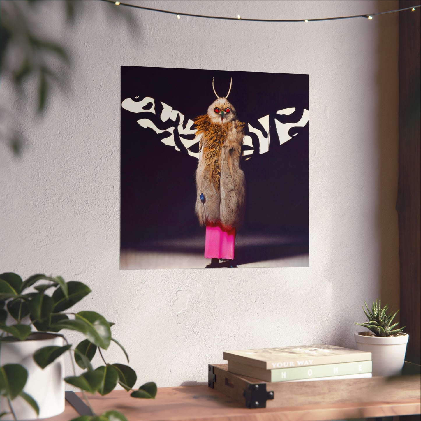 Dapper Flapper – 18 x 18" Print