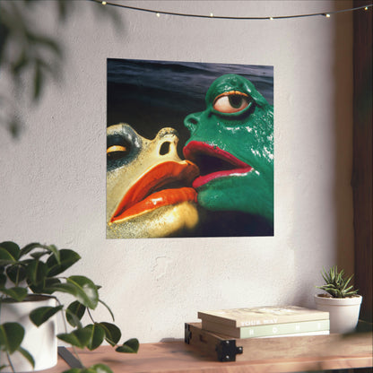 I hope we croak together – 18 x 18" Print