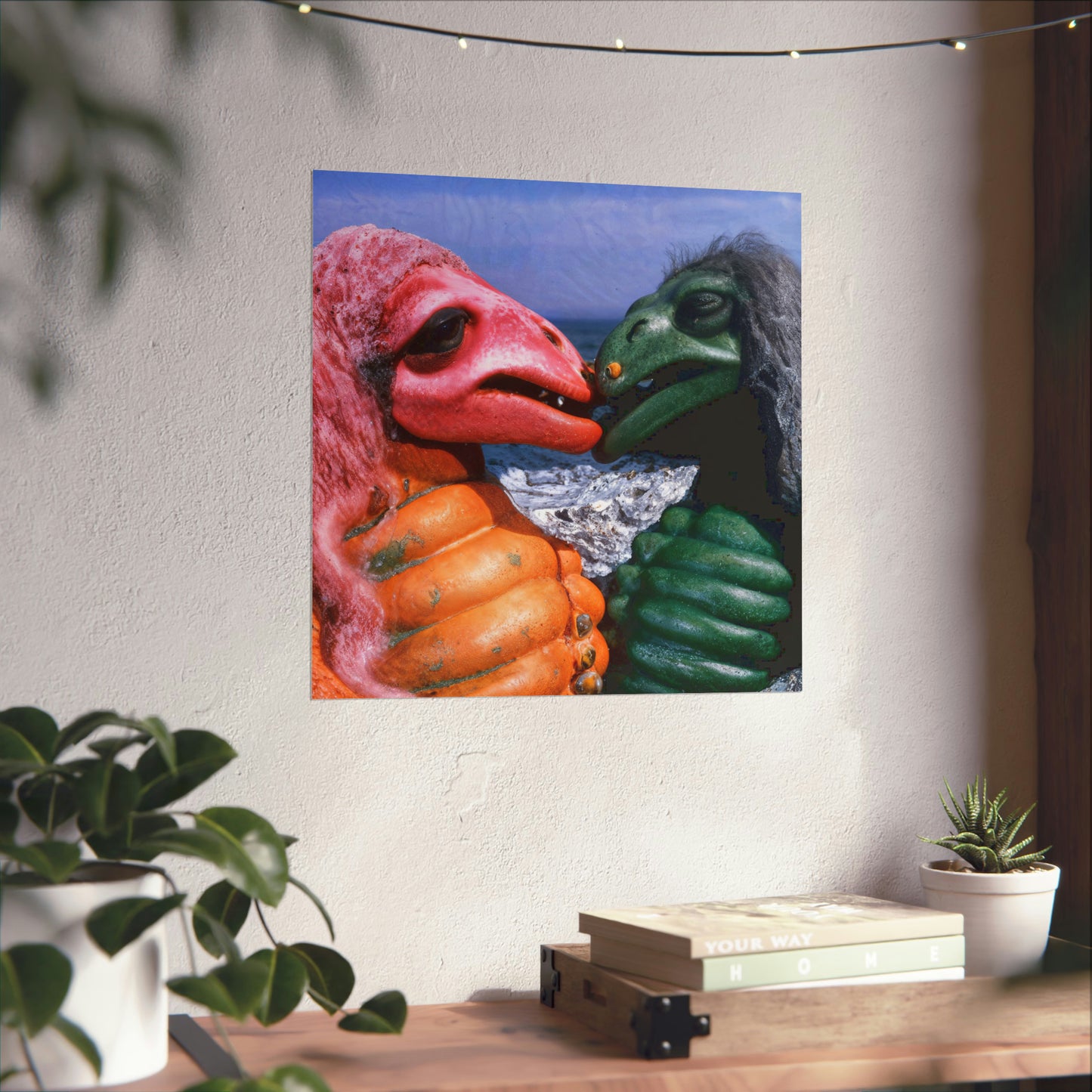 Beak to Beak – 18 x 18" Print